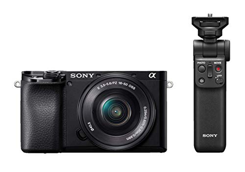 Sony Alpha 6100 E-Mount Systemkamera (24 Megapixel, 4K Video, 180° Touch-Display, 0.02 Sek. Echtzeit-Autofokus mit 425 Kontrast AF-Punkten, inkl. SEL-P1650 Objektiv) Schwarz von Sony