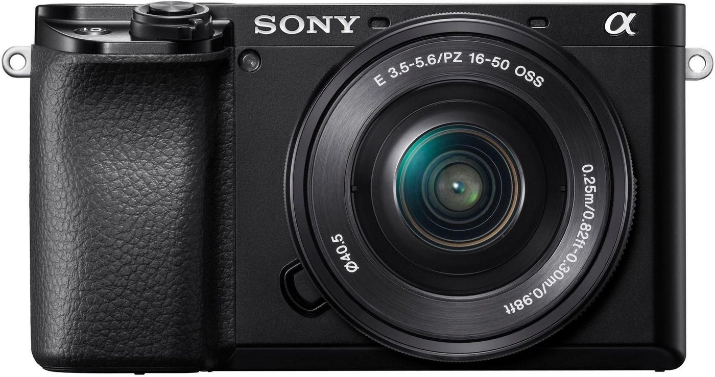 Sony Alpha 6100 Kit mit SELP1650 Systemkamera (SELP1650, 24,2 MP, Bluetooth, NFC, WLAN (Wi-Fi) von Sony