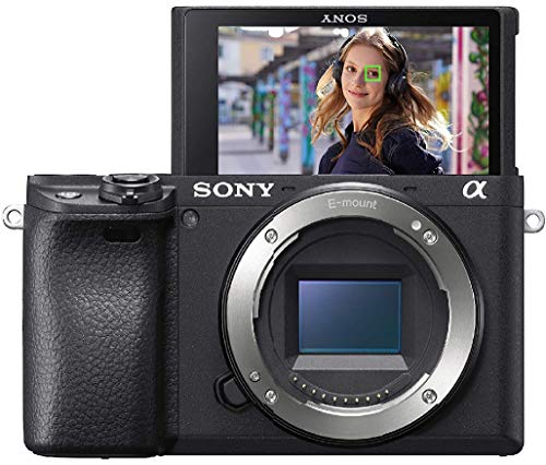 Sony Alpha 6400 | APS-C Spiegellose Kamera (Schneller 0,02s Autofokus 24,2 Megapixel, neigbares Display für Vlogging) von Sony