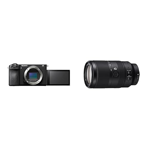 Sony Alpha 6700 | APS-C Spiegellose Systemkamera (KI-basierter Autofokus, 5-Achsen-Bildstabilisierung) + SEL70350G von Sony