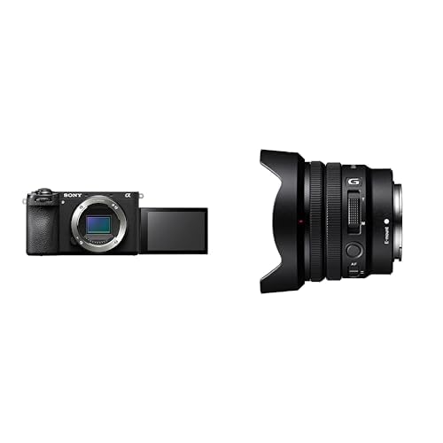 Sony Alpha 6700 | APS-C Spiegellose Systemkamera (KI-basierter Autofokus, 5-Achsen-Bildstabilisierung) + SELP1020G von Sony