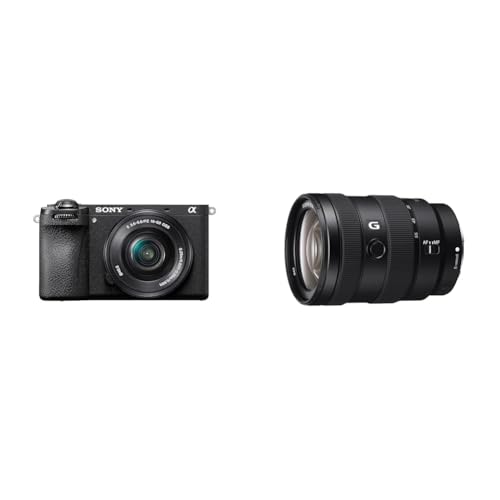 Sony Alpha 6700 Spiegellose APS-C Digitalkamera inkl. 16-50mm Objektiv (KI-basierter Autofokus, 5-Achsen-Bildstabilisierung, 4k 120p Video, Touch-Display) + 1655G von Sony