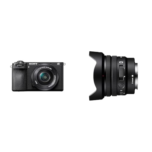 Sony Alpha 6700 | APS-C Spiegellose Systemkamera mit 16-50mm (KI-basierter Autofokus, 5-Achsen-Bildstabilisierung) + SELP1020G von Sony