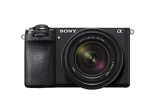 Sony Alpha 6700 | APS-C Spiegellose Systemkamera mit 18-135mm (KI-basierter Autofokus, 5-Achsen-Bildstabilisierung) + SEL1655G von Sony