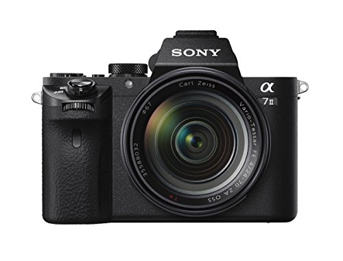 Sony Alpha 7 II | Spiegellose Vollformat-Kamera mit Zeiss-Zoomobjektiv 24-70 mm f/4.0 ( 24,3 Megapixel, schneller Hybrid-Autofokus, optische 5-Achsen-Bildstabilisierung, XAVC S-Format-Aufzeichnung) von Sony