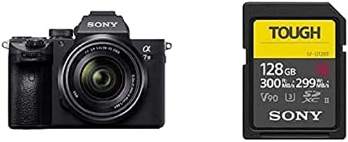 Sony Alpha 7 III | Spiegellose Vollformat-Kamera inkl. SEL2870 (Schneller 0,02s AF, optische 5-Achsen-Bildstabilisierung im Gehäuse) + Speicherkarte von Sony