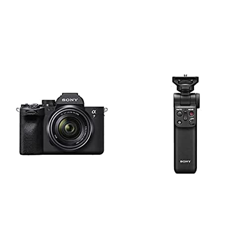 Sony Alpha 7 IV | Spiegellose Vollformatkamera für Experten inkl. SEL2870 (33 Megapixel, Echtzeitfokus, Burst mit 10 Bildern pro Sekunde, 4K 60p-Video, Voll-Touchscreen) + Bluetooth Handgriff von Sony