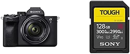 Sony Alpha 7 IV | Spiegellose Vollformatkamera für Experten inkl. SEL2870 (33 Megapixel, Echtzeitfokus, Burst mit 10 Bildern pro Sekunde, 4K 60p-Video, Voll-Touchscreen) + Speicherkarte von Sony