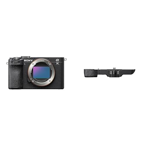Sony Alpha 7C II | Spiegellose Vollformatkamera (kompakt, 33 MP, Echtzeit-Autofokus, 10 BPS, 4K Video, neigbarer LCD-Touchscreen) Schwarz + GPX2 von Sony