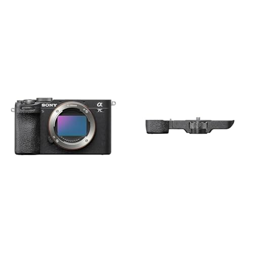 Sony Alpha 7C II | Spiegellose Vollformatkamera (kompakt, 33 MP, Echtzeit-Autofokus, 10 BPS, 4K Video, neigbarer LCD-Touchscreen) Schwarz + GPX2 von Sony