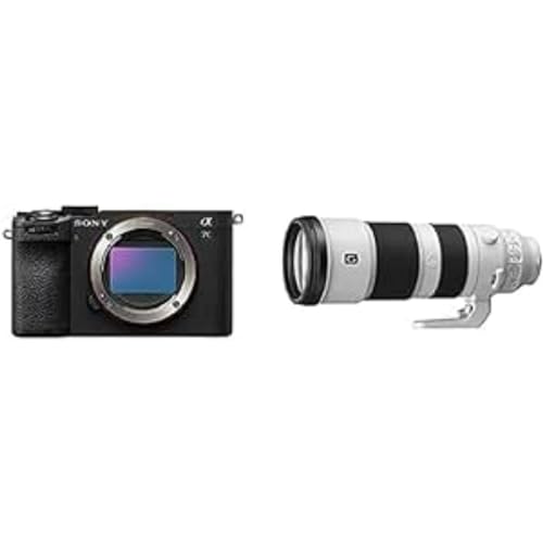 Sony Alpha 7C II | Spiegellose Vollformatkamera (kompakt, 33 MP, Echtzeit-Autofokus, 10 BPS, 4K Video, neigbarer LCD-Touchscreen) Schwarz + SEL200600G von Sony