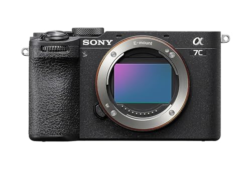 Sony Alpha 7C II | Spiegellose Vollformatkamera (kompakt, 33 MP, Echtzeit-Autofokus, 10 BPS, 4K Video, neigbarer LCD-Touchscreen) Schwarz von Sony