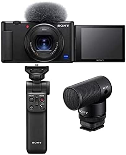 Sony Alpha 7C Spiegellose E-Mount Vollformat-Digitalkamera ILCE-7C (24,2 MP, 7,5cm (3 Zoll) Touch-Display, Echtzeit-AF) Nur Body - Silber/Schwarz + SEL40F25G + Handgriff von Sony