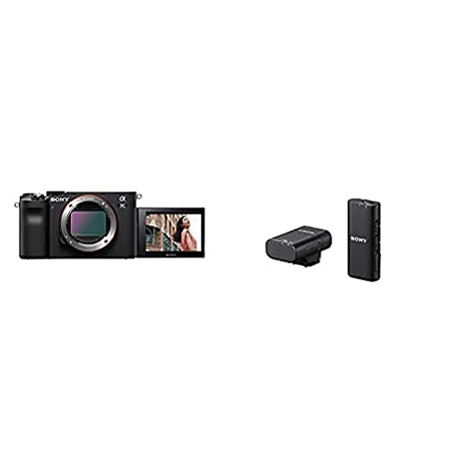 Sony Alpha 7C Spiegellose E-Mount Vollformat-Digitalkamera nur Body mit Sony GP-VPT2BT Bluetooth-Handgriff & Sony ECM-W2BT Bluetooth-Mikrofon von Sony