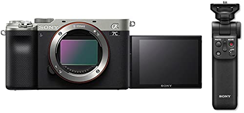 Sony Alpha 7C Spiegellose E-Mount Vollformat-Digitalkamera nur Body mit Sony GP-VPT2BT Bluetooth Handgriff von Sony