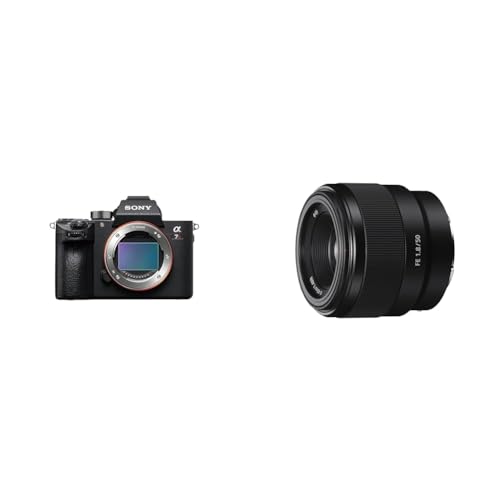 Sony Alpha 7R IIIA | Spiegellose Vollformat-Kamera (42,4 Megapixel, schneller Hybrid Autofokus, 5-Achsen-Bildstabilisierung), Schwarz & SEL-50F18F Standard Objektiv von Sony