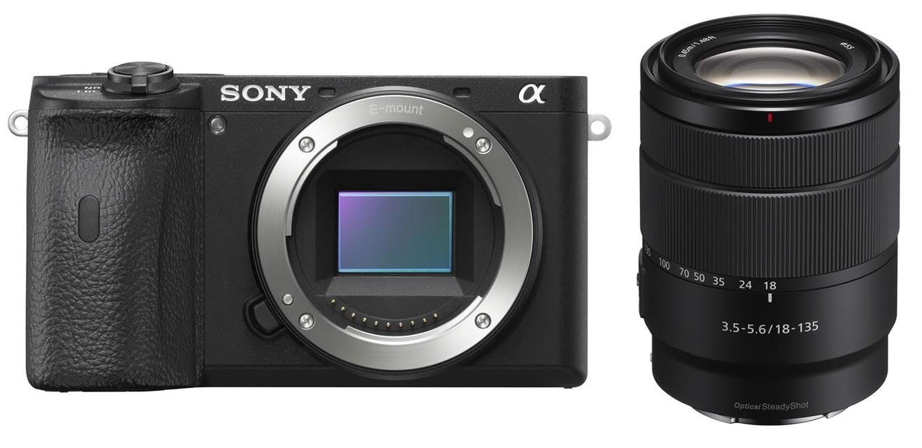 Sony Alpha ILCE 6600 Gehäuse + SEL 18-135mm Systemkamera Sony Alpha ILCE 6600 Gehäuse + SEL 18-135mm Systemkamera von Sony