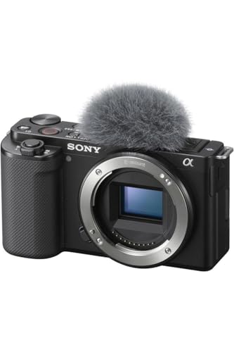 Sony Alpha ZV-E10 APS-C spiegellose Vlog-Kamera (schwenkbares Display für Vlogging, 4K-Video, Echtzeit-Augen-Autofokus) von Sony