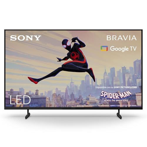 Sony BRAVIA, KD-43X80L, 43 Zoll Fernseher, LED, 4K HDR, Google TV, Smart TV, Works with Alexa, BRAVIA CORE, TRILUMINOS PRO, HDMI 2.1, Gaming-Menü mit ALLM von Sony