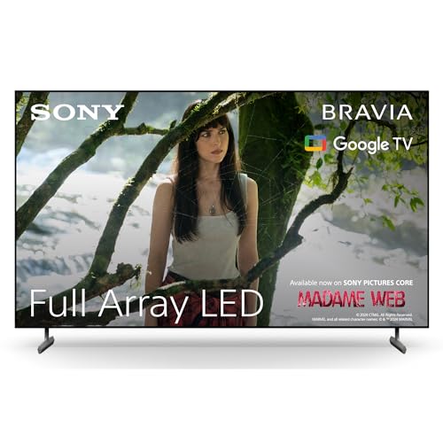 Sony BRAVIA, KD-55X85L, 55 Zoll Fernseher, Full Array LED, 4K HDR 120Hz, Google TV, Smart TV, Works with Alexa, BRAVIA CORE, TRILUMINOS PRO, HDMI 2.1, Gaming-Menü mit ALLM + VRR von Sony