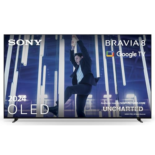 Sony BRAVIA 8 OLED 77 Zoll 4K HDR Google Smart TV (2024) | Gaming Features für IMAX Enhanced, Dolby Vision Atmos, Chromecast, Apple AirPlay, 120Hz 77XR80 von Sony