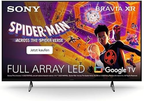 Sony BRAVIA XR, XR-50X90S, 50 Zoll Fernseher, Full Array LED, 4K HDR 120Hz, Google TV, Smart TV, Works with Alexa, mit exklusiven PS5-Features, HDMI 2.1, Gaming-Menü mit ALLM + VRR, 24 + 12M Garantie Sony BRAVIA XR, XR-50X90S, 50 Zoll Fernseher, Full Array LED, 4K HDR 120Hz, Google TV, Smart TV, Works with Alexa, mit exklusiven PS5-Features, HDMI 2.1, Gaming-Menü mit ALLM + VRR, 24 + 12M Garantie von Sony