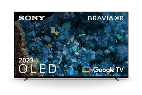 Sony BRAVIA XR, XR-55A80L, 55 Zoll Fernseher, OLED, 4K HDR 120Hz, Google TV, Smart TV, Works with Alexa, mit exklusiven PS5-Features, HDMI 2.1, Gaming-Menü mit ALLM + VRR, 24 + 12M Garantie von Sony