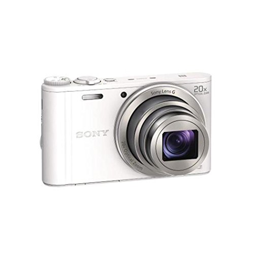 Sony DSC-WX350 Digitalkamera (18,2 Megapixel, 20-fach opt. Zoom, 7,5 cm (3 Zoll) LCD-Display, NFC, WiFi) weiß von Sony