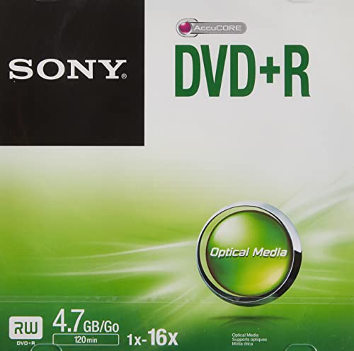 Sony DVD+R / 4.7GB / 120min / 1x - 16x Sony DVD+R / 4.7GB / 120min / 1x - 16x von Sony