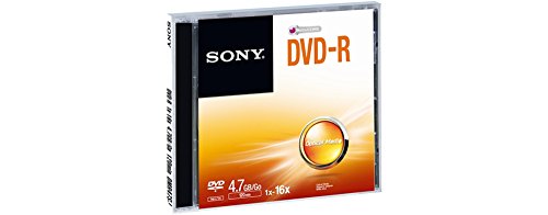 Sony DVD+r DPR47SJ Jewel CASE 16X DVD-Rohling von Sony