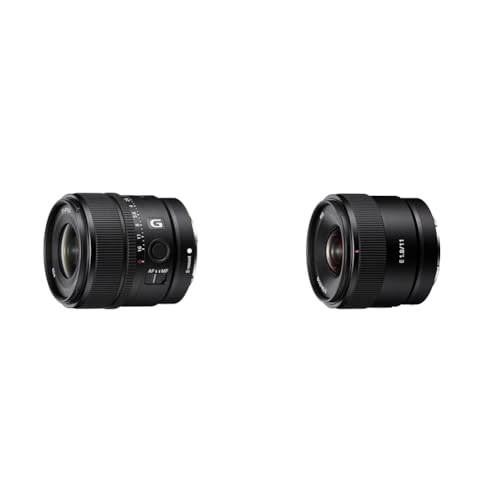 Sony E 15 mm F1.4 G | APS-C-Weitwinkel-Objektiv mit Festbrennweite (SEL15F14G) & E 11 mm F1.8 | APS-C-Weitwinkel-Objektiv mit Festbrennweite (SEL11F18) von Sony