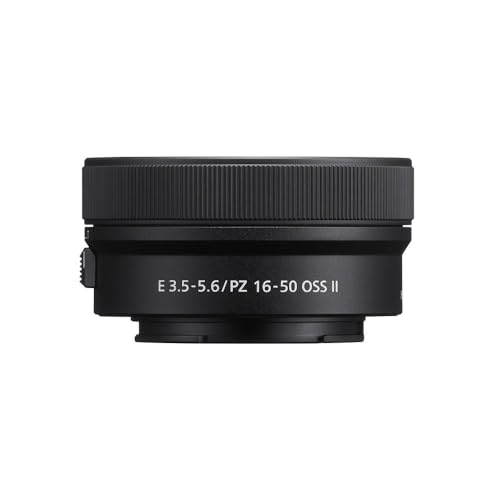 Sony E PZ 16-50mm F3.5-5.6 OSS II Kompaktes APS-C Standard Power Zoom Objektiv, geeignet für A6700, A6600, A6400, A6100, ZVE10, E-Mount (SELP16502) von Sony