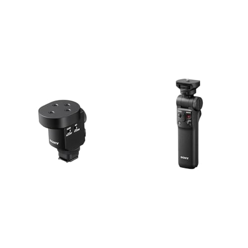Sony ECM-M1 kabelloses Mehrkapsel-Shotgun-Mikrofon mit 8 Richtwirkungen & GP-VPT2BT Bluetooth Handgriff von Sony
