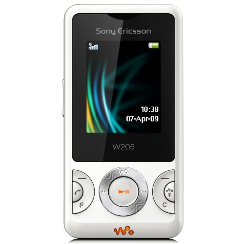 Sony Ericsson W205 Handy (TFT-Farbdisplay mit 65.000 Farben, 1.3 MP Kamera, integrierter Walkman Player) creamy white von Sony