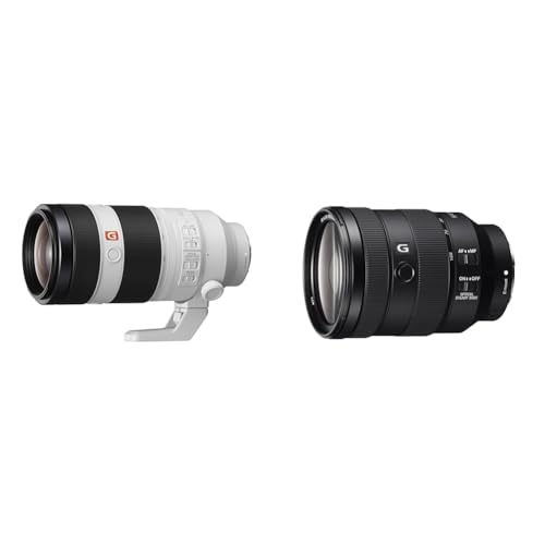 Sony FE 100-400mm f/4.5-5.6 GM OSS | Vollformat, Super-Teleobjektiv, Zoom Objektiv (SEL100400GM) & FE 24-105mm f/4 G OSS | Vollformat, Standardzoomobjektiv (SEL24105G) von Sony