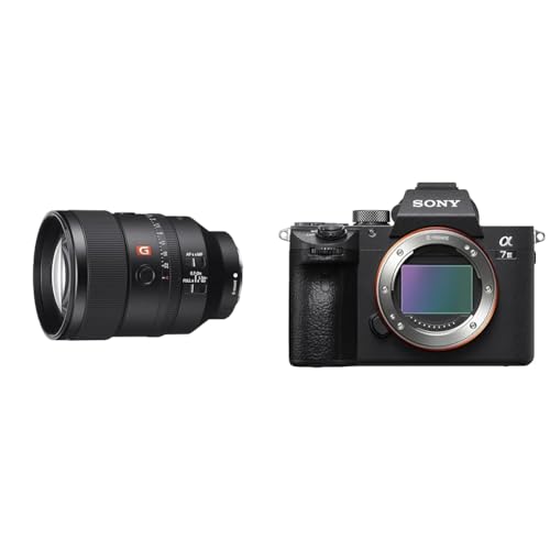 Sony FE 135mm f/1.8 GM | Vollformat, Super-Teleobjektiv, Porträt Objektiv & Alpha 7 III | Spiegellose Vollformat-Kamera, Schwarz von Sony