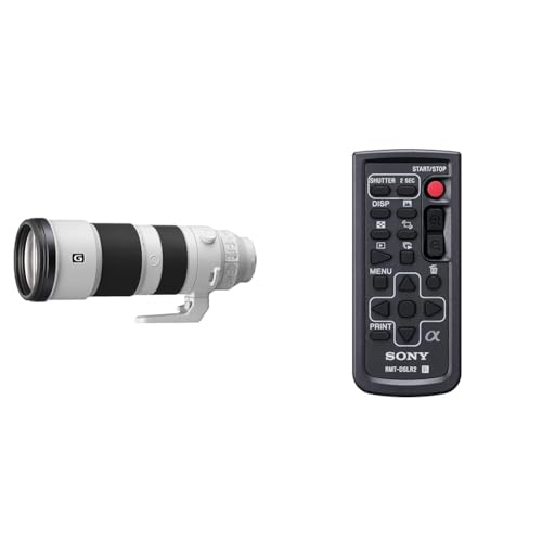 Sony FE 200-600 mm f/5.6-6.3 G OSS | Vollformat, Super-Telezoom-Objektiv (SEL200600G) & RMT-DSLR2 Funkfernbedienung für DSLR- und NEX-Kamera von Sony