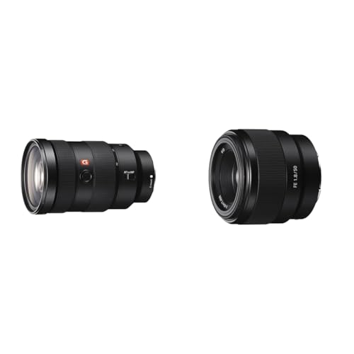 Sony FE 24-70 mm f/2.8 GM | Vollformat & SEL-50F18F Standard Objektiv (Festbrennweite, 50 mm, F1.8, Vollformat, geeignet für A7, A6000, A5100, A5000 und Nex Serien, E-Mount) schwarz von Sony