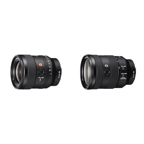 Sony FE 24mm f/1.4 GM | Vollformat, Weitwinkel, Premiumklasse (SEL24F14GM) & FE 24-105mm f/4 G OSS | Vollformat, Standardzoomobjektiv (SEL24105G) von Sony