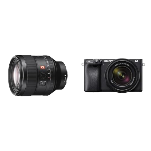 Sony FE 85 mm f/1.4 GM | Vollformat & Alpha 6400 | APS-C Spiegellose Kamera mit 16-50mm f/3.5-5.6 Power-Zoom-Objektiv von Sony
