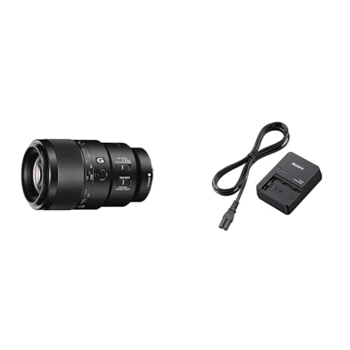 Sony FE 90 f/2.8 G | Vollformat, Medium-Tele-/Makro-Objektiv (SEL90M28G) & BC-QZ1 (Schnellladegerät für NP-FZ100 Akkus) von Sony