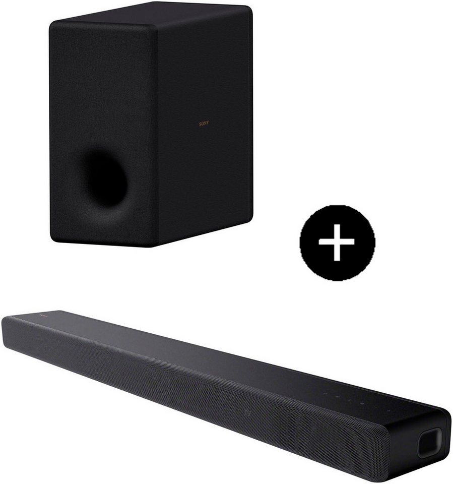 Sony HT-A3000 Soundbar + SA-SW3 Subwoofer Set Soundbar 3.1 (Bluetooth, WLAN (WiFi), 250 W) von Sony