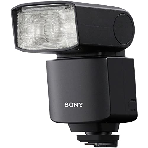 Sony HVL-F46RM | Externer Blitz mit kabelloser Funksteuerung (GN46-Leistung, Mehrfachblitz, High-Speed-Blitz, 10 BPS, Quick Shift Bounce), Schwarz, HVLF46RM.CE7 von Sony