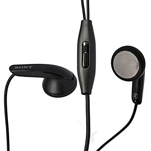 Sony Headset MH-410C kompatibel mit Sony Xperia Z3 / Z3 Plus Kopfhörer Ohrhörer in schwarz mit Anrufannahmeknopf An-Aus In Ear Ohrstöpsel von Sony