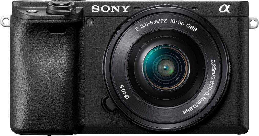 Sony ILCE-6400LB - Alpha 6400 E-Mount Systemkamera (24,2 MP, Bluetooth, NFC, WLAN (Wi-Fi), 4K Video, 180° Klapp-Display, XGA OLED Sucher, L-Kit 16-50mm Objektiv) von Sony