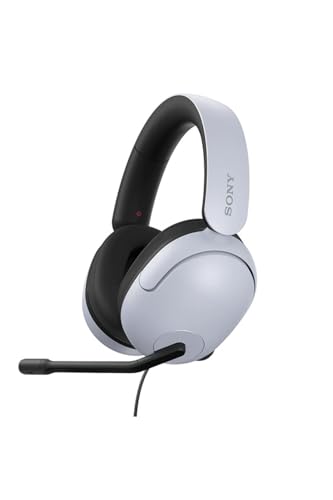Sony INZONE H3 Gaming Headset - 360 Spatial Sound für Spiele - Hochwertiges Boom-Mikrofon - PC/PlayStation5, Weiß, Norme von Sony
