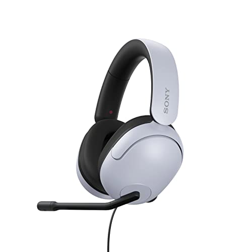 Sony INZONE H3 Gaming Headset - 360 Spatial Sound für Spiele - Hochwertiges Boom-Mikrofon - PC/PlayStation5, Weiß, Norme von Sony