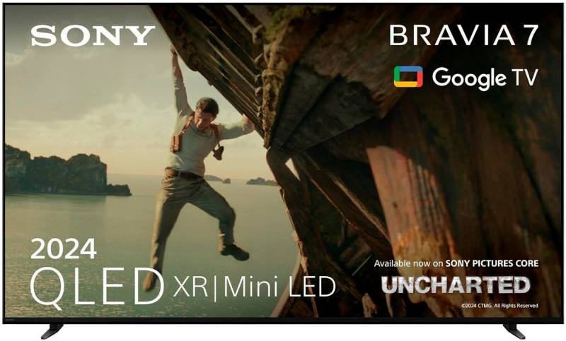 Sony K-65XR70 QLED Mini LED-Fernseher (164 cm/65 Zoll, Google TV, Smart-TV, BRAVIA 7, 4K HDR, Dolby Vision, Gaming Funktionen für Playstation 5) von Sony