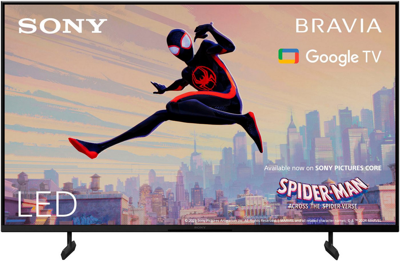 Sony KD-43X80L LED-Fernseher (108 cm/43 Zoll, 4K Ultra HD, Google TV, Smart-TV, HDR, X1-Prozessor, BRAVIA CORE, Triluminos Pro, Gaming-Menü, HDMI 2.1) von Sony