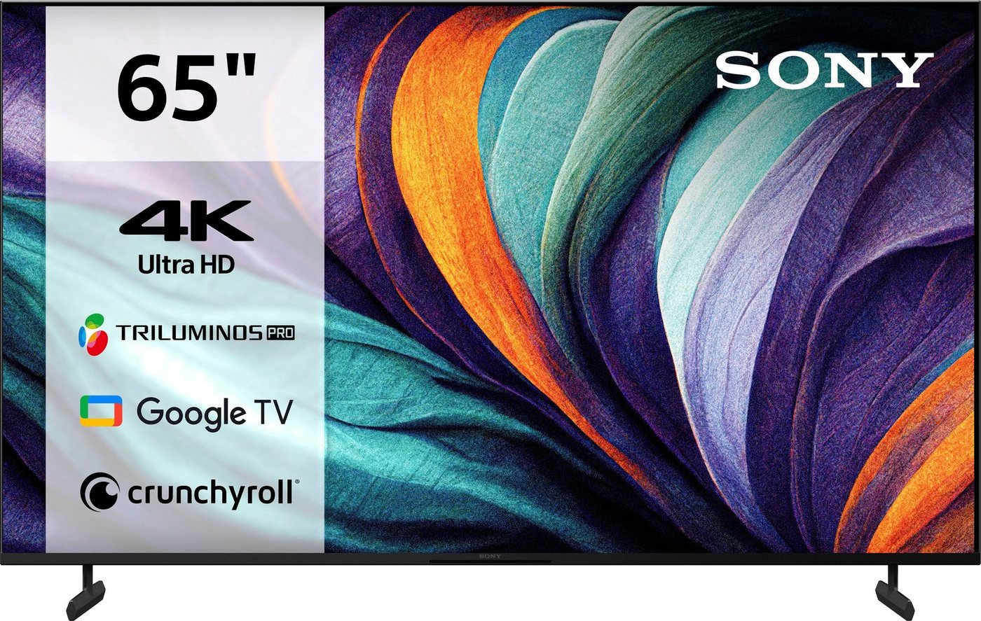 Sony KD-65X80L LED-Fernseher (164 cm/65 Zoll, 4K Ultra HD, Google TV, Smart-TV, HDR, X1-Prozessor, BRAVIA CORE, Triluminos Pro, HDMI 2.1, Gaming-Menü) von Sony